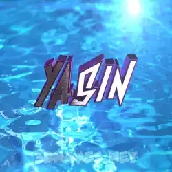 yasin in Water 2015 style - 3D name wallpaper
