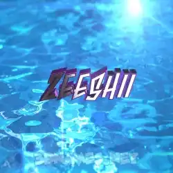 zeeshii in Water 2015 style - 3D name wallpaper