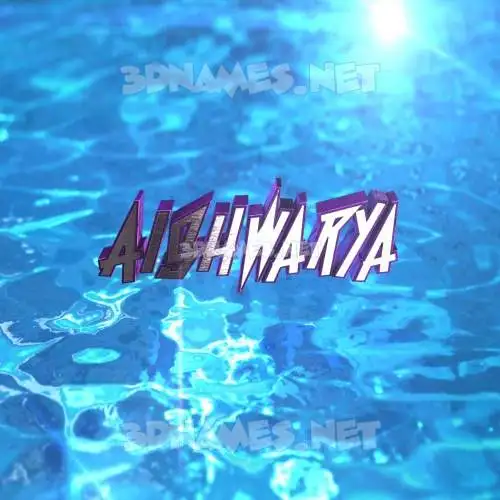 aishwarya in Water 2015 style - 3D name wallpaper aishwarya in Water 2015 style - 3D name wallpaper