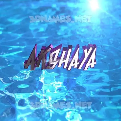 akshaya in Water 2015 style - 3D name wallpaper akshaya in Water 2015 style - 3D name wallpaper