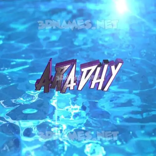 aradhy in Water 2015 style - 3D name wallpaper aradhy in Water 2015 style - 3D name wallpaper