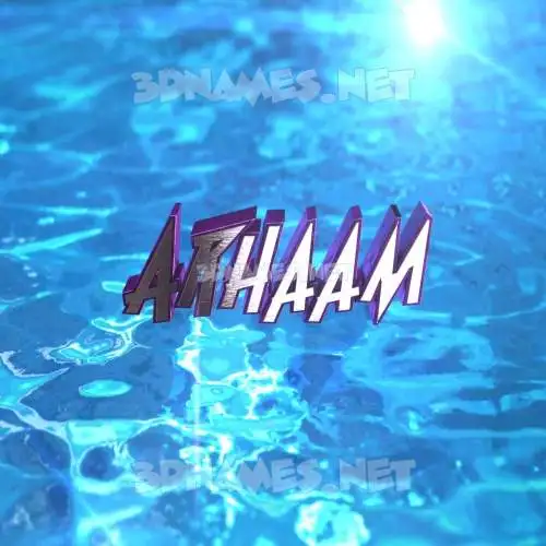 arhaam in Water 2015 style - 3D name wallpaper arhaam in Water 2015 style - 3D name wallpaper
