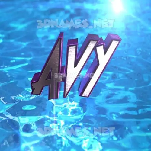 avy in Water 2015 style - 3D name wallpaper avy in Water 2015 style - 3D name wallpaper