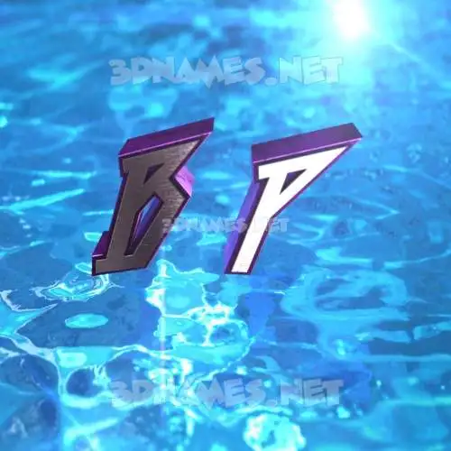 b p in Water 2015 style - 3D name wallpaper b p in Water 2015 style - 3D name wallpaper