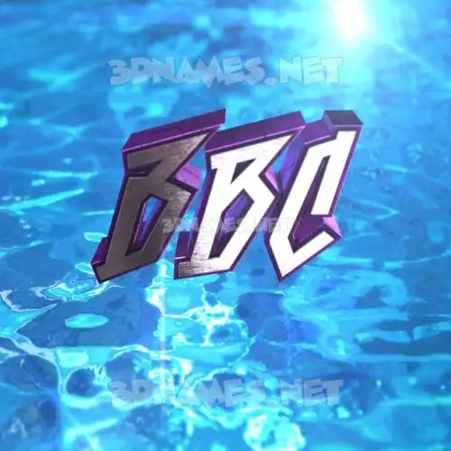 bbc in Water 2015 style - 3D name wallpaper bbc in Water 2015 style - 3D name wallpaper