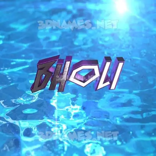 bholi in Water 2015 style - 3D name wallpaper bholi in Water 2015 style - 3D name wallpaper