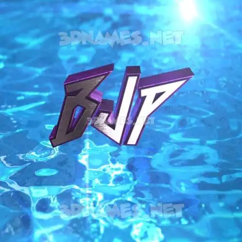 bjp in Water 2015 style - 3D name wallpaper bjp in Water 2015 style - 3D name wallpaper