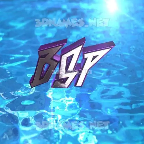 bsp in Water 2015 style - 3D name wallpaper bsp in Water 2015 style - 3D name wallpaper