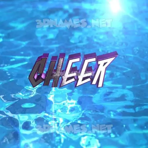 cheer in Water 2015 style - 3D name wallpaper cheer in Water 2015 style - 3D name wallpaper