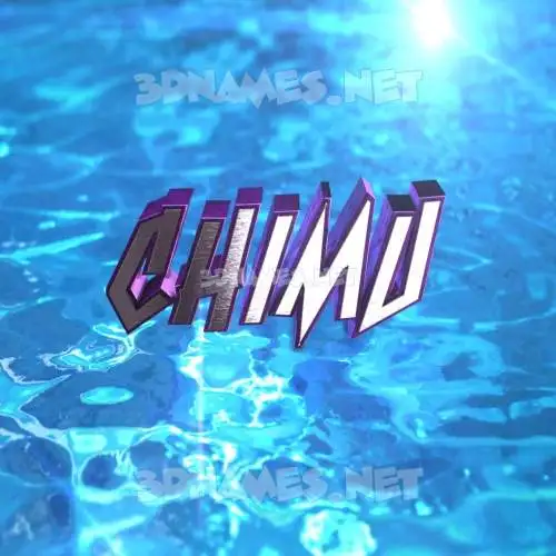 chimu in Water 2015 style - 3D name wallpaper chimu in Water 2015 style - 3D name wallpaper