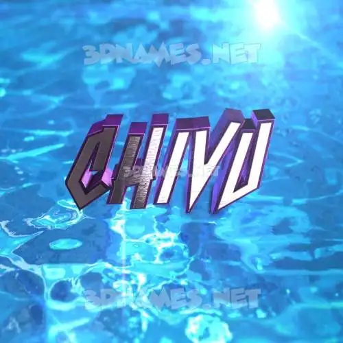 chivu in Water 2015 style - 3D name wallpaper chivu in Water 2015 style - 3D name wallpaper
