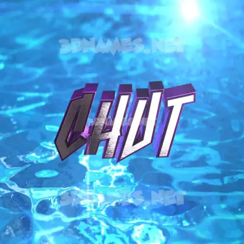 chut in Water 2015 style - 3D name wallpaper chut in Water 2015 style - 3D name wallpaper