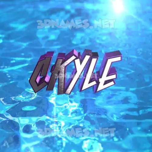 ckyle in Water 2015 style - 3D name wallpaper ckyle in Water 2015 style - 3D name wallpaper