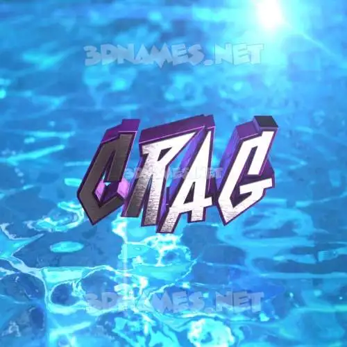 crag in Water 2015 style - 3D name wallpaper crag in Water 2015 style - 3D name wallpaper