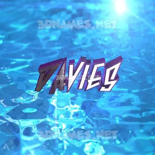davies in Water 2015 style - 3D name wallpaper davies in Water 2015 style - 3D name wallpaper