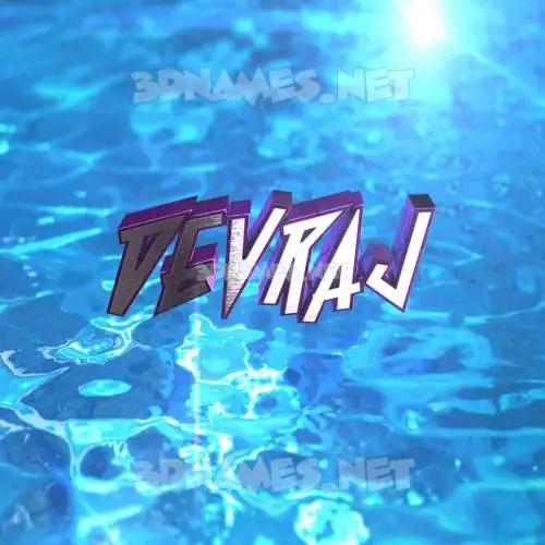 devraj in Water 2015 style - 3D name wallpaper devraj in Water 2015 style - 3D name wallpaper