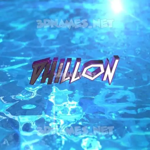 dhillon in Water 2015 style - 3D name wallpaper dhillon in Water 2015 style - 3D name wallpaper