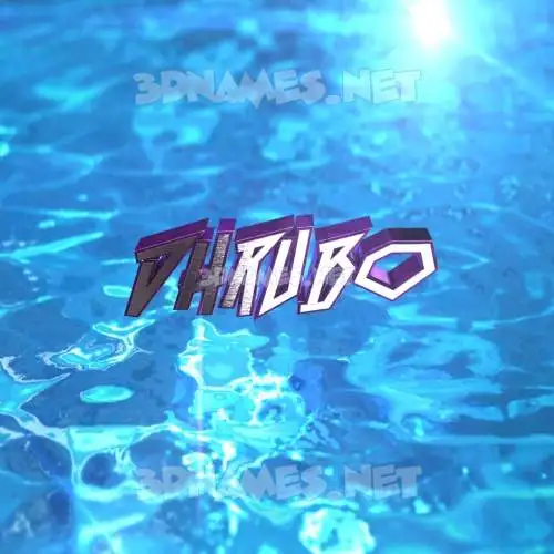 dhrubo in Water 2015 style - 3D name wallpaper dhrubo in Water 2015 style - 3D name wallpaper