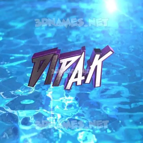 dipak in Water 2015 style - 3D name wallpaper dipak in Water 2015 style - 3D name wallpaper