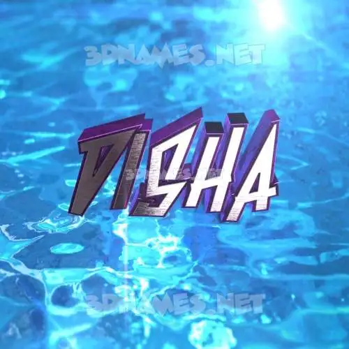 disha in Water 2015 style - 3D name wallpaper disha in Water 2015 style - 3D name wallpaper