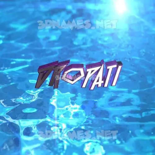 dropati in Water 2015 style - 3D name wallpaper dropati in Water 2015 style - 3D name wallpaper