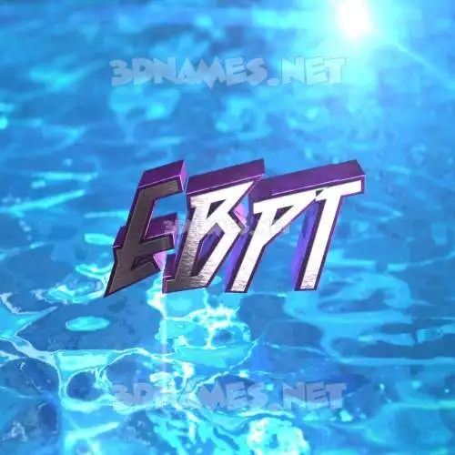ebpt in Water 2015 style - 3D name wallpaper ebpt in Water 2015 style - 3D name wallpaper