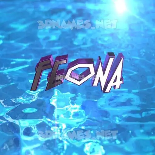feona in Water 2015 style - 3D name wallpaper feona in Water 2015 style - 3D name wallpaper