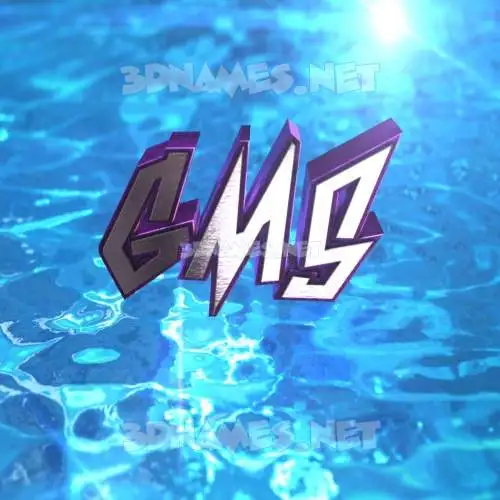 gms in Water 2015 style - 3D name wallpaper gms in Water 2015 style - 3D name wallpaper