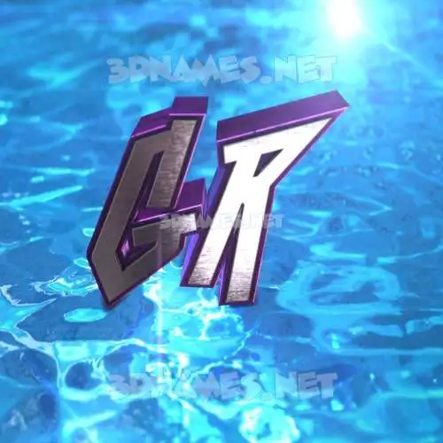 gr in Water 2015 style - 3D name wallpaper gr in Water 2015 style - 3D name wallpaper