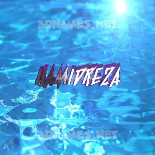 hamidreza in Water 2015 style - 3D name wallpaper hamidreza in Water 2015 style - 3D name wallpaper