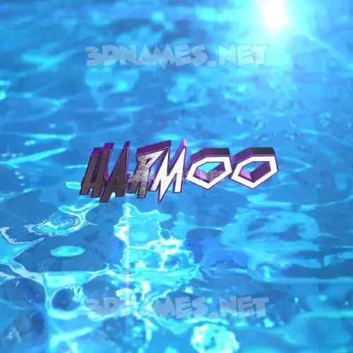 harmoo in Water 2015 style - 3D name wallpaper harmoo in Water 2015 style - 3D name wallpaper