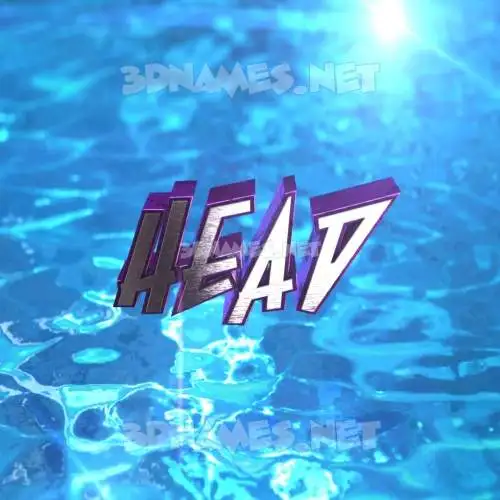head in Water 2015 style - 3D name wallpaper head in Water 2015 style - 3D name wallpaper