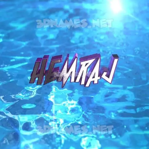 hemraj in Water 2015 style - 3D name wallpaper hemraj in Water 2015 style - 3D name wallpaper