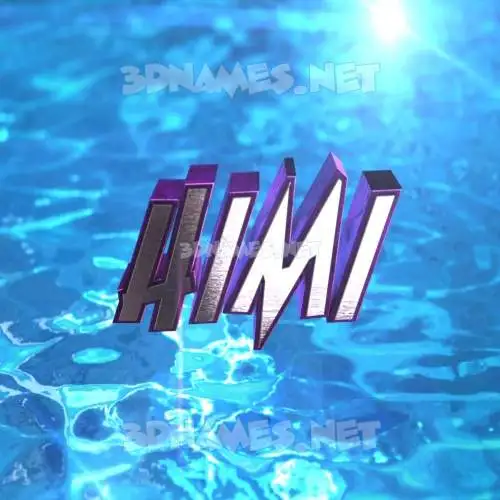 himi in Water 2015 style - 3D name wallpaper himi in Water 2015 style - 3D name wallpaper