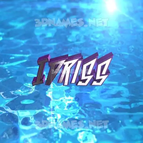 idriss in Water 2015 style - 3D name wallpaper idriss in Water 2015 style - 3D name wallpaper