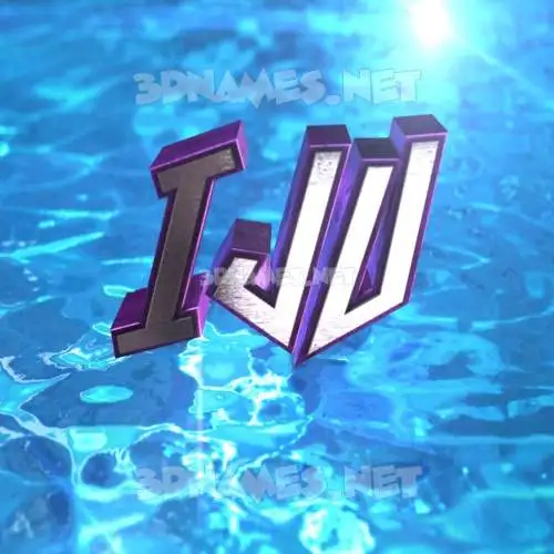 iju in Water 2015 style - 3D name wallpaper iju in Water 2015 style - 3D name wallpaper