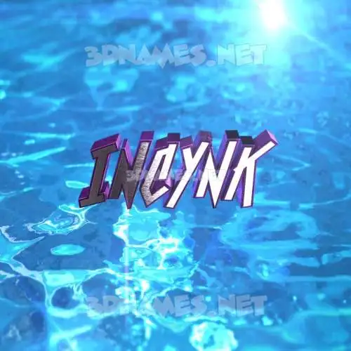 incynk in Water 2015 style - 3D name wallpaper incynk in Water 2015 style - 3D name wallpaper