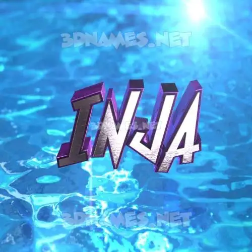 inja in Water 2015 style - 3D name wallpaper inja in Water 2015 style - 3D name wallpaper