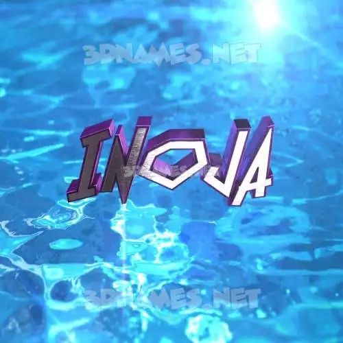 inoja in Water 2015 style - 3D name wallpaper inoja in Water 2015 style - 3D name wallpaper