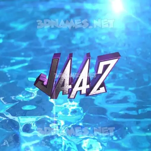 jaaz in Water 2015 style - 3D name wallpaper jaaz in Water 2015 style - 3D name wallpaper