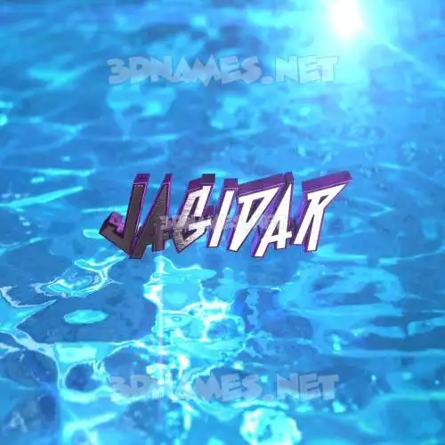 jagidar in Water 2015 style - 3D name wallpaper jagidar in Water 2015 style - 3D name wallpaper