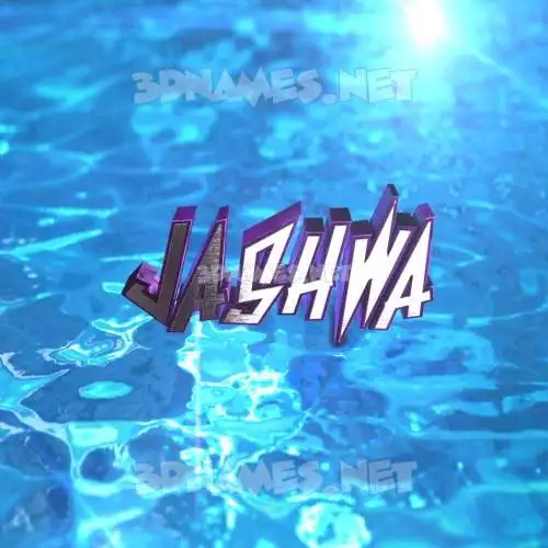 jashwa in Water 2015 style - 3D name wallpaper jashwa in Water 2015 style - 3D name wallpaper