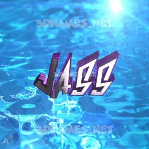 jass in Water 2015 style - 3D name wallpaper jass in Water 2015 style - 3D name wallpaper