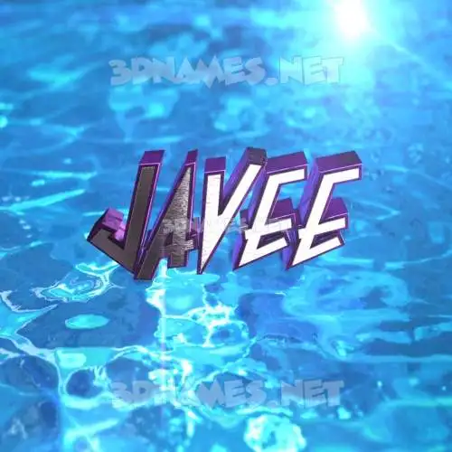 javee in Water 2015 style - 3D name wallpaper javee in Water 2015 style - 3D name wallpaper