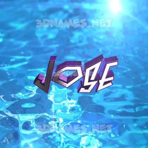 josé in Water 2015 style - 3D name wallpaper josé in Water 2015 style - 3D name wallpaper