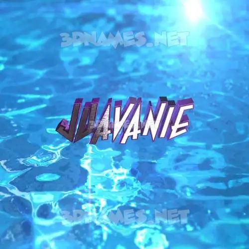 juavanie in Water 2015 style - 3D name wallpaper juavanie in Water 2015 style - 3D name wallpaper