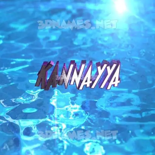 kannayya in Water 2015 style - 3D name wallpaper kannayya in Water 2015 style - 3D name wallpaper