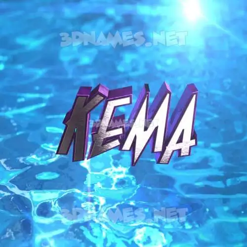 kema in Water 2015 style - 3D name wallpaper kema in Water 2015 style - 3D name wallpaper
