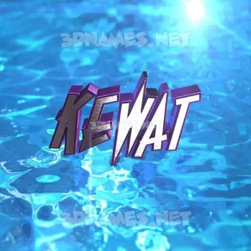 kewat in Water 2015 style - 3D name wallpaper kewat in Water 2015 style - 3D name wallpaper