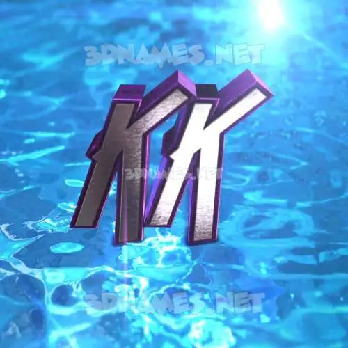 kk in Water 2015 style - 3D name wallpaper kk in Water 2015 style - 3D name wallpaper